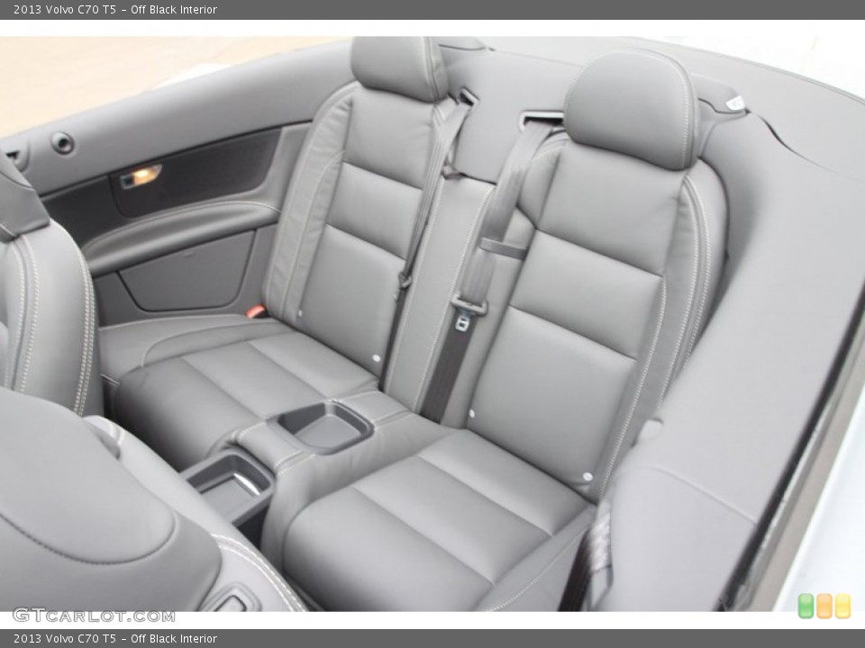 Off Black Interior Rear Seat for the 2013 Volvo C70 T5 #79335703
