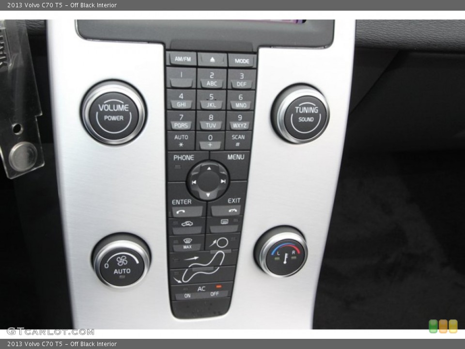 Off Black Interior Controls for the 2013 Volvo C70 T5 #79335856