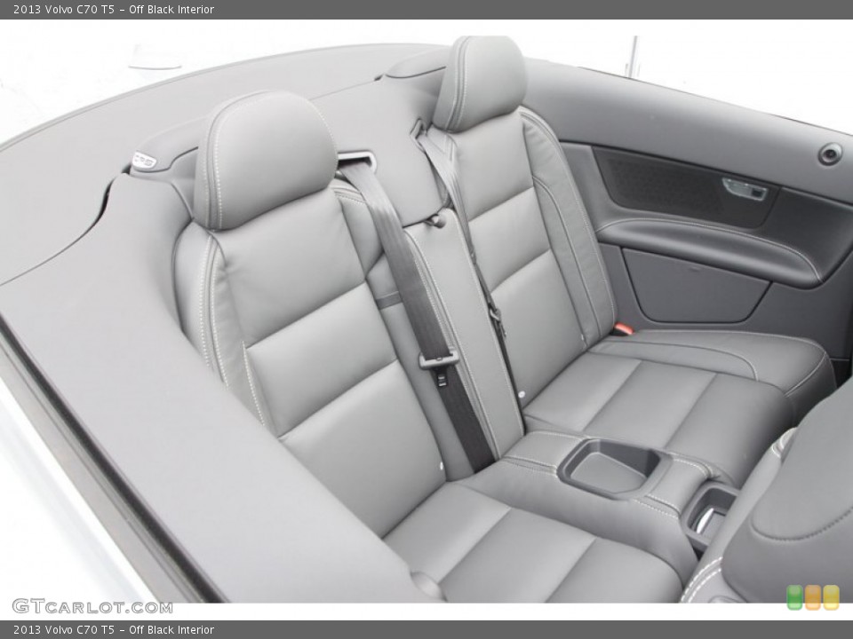 Off Black Interior Rear Seat for the 2013 Volvo C70 T5 #79335958