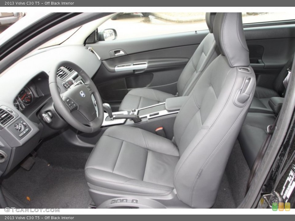 Off Black Interior Front Seat for the 2013 Volvo C30 T5 #79336924