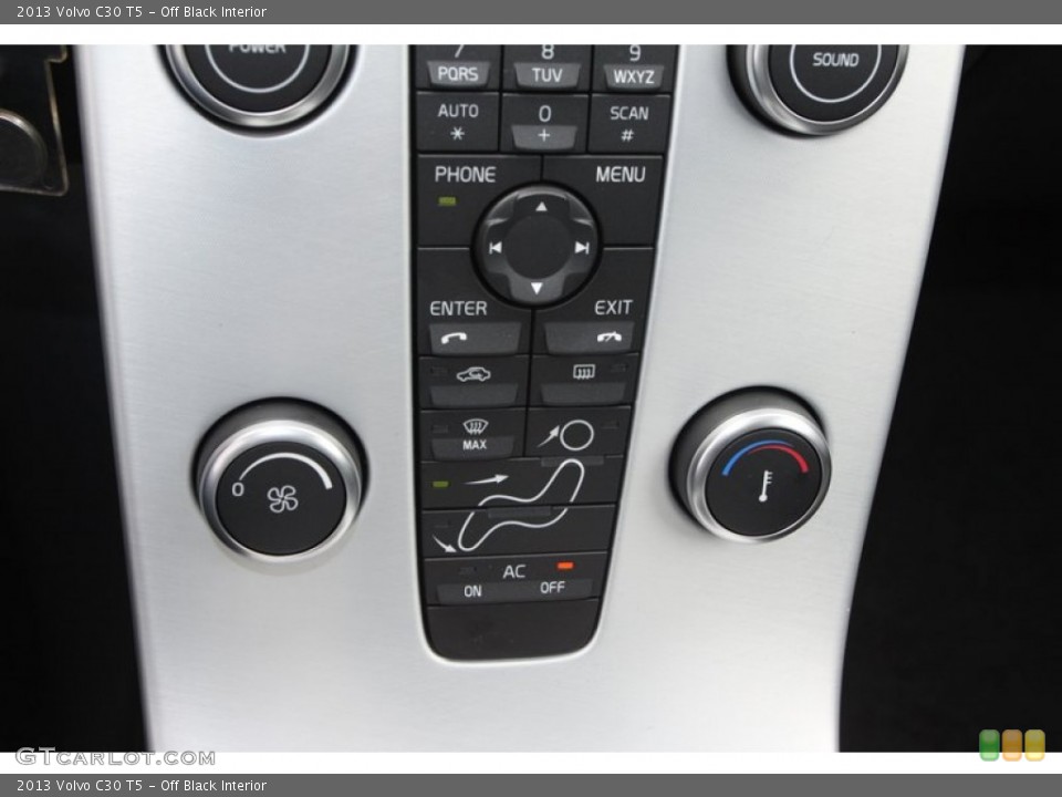 Off Black Interior Controls for the 2013 Volvo C30 T5 #79337003