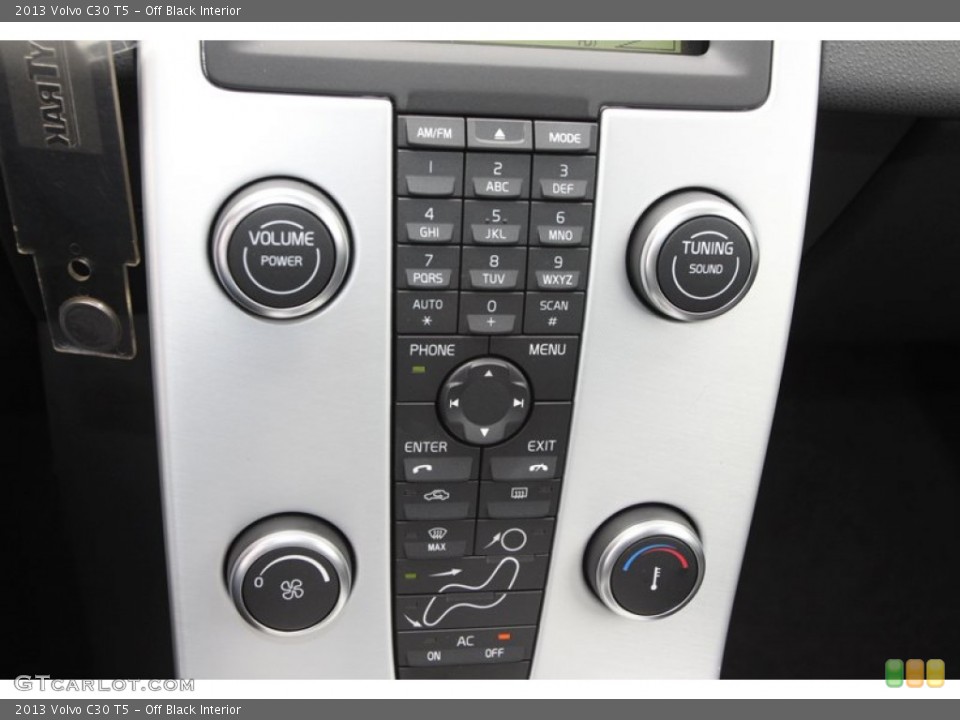 Off Black Interior Controls for the 2013 Volvo C30 T5 #79337020