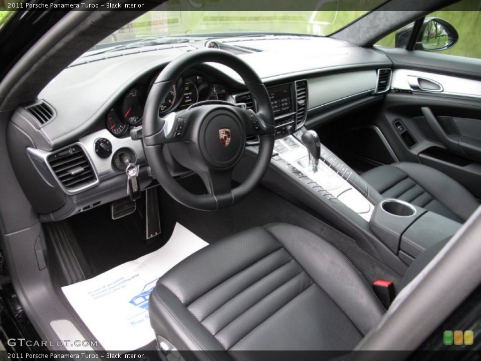 Black 2011 Porsche Panamera Interiors