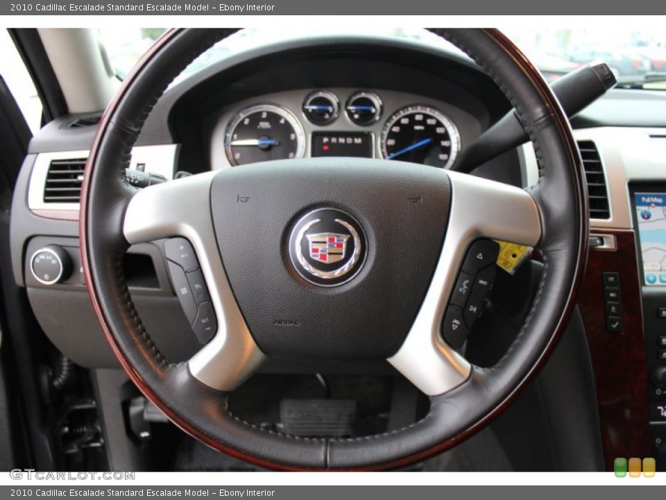 Ebony Interior Steering Wheel for the 2010 Cadillac Escalade  #79343185