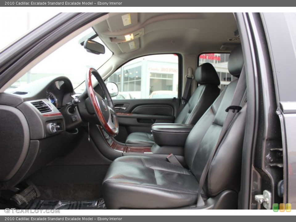 Ebony Interior Photo for the 2010 Cadillac Escalade  #79343228