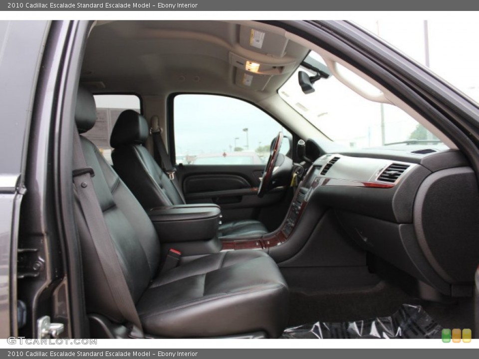 Ebony Interior Front Seat for the 2010 Cadillac Escalade  #79343254