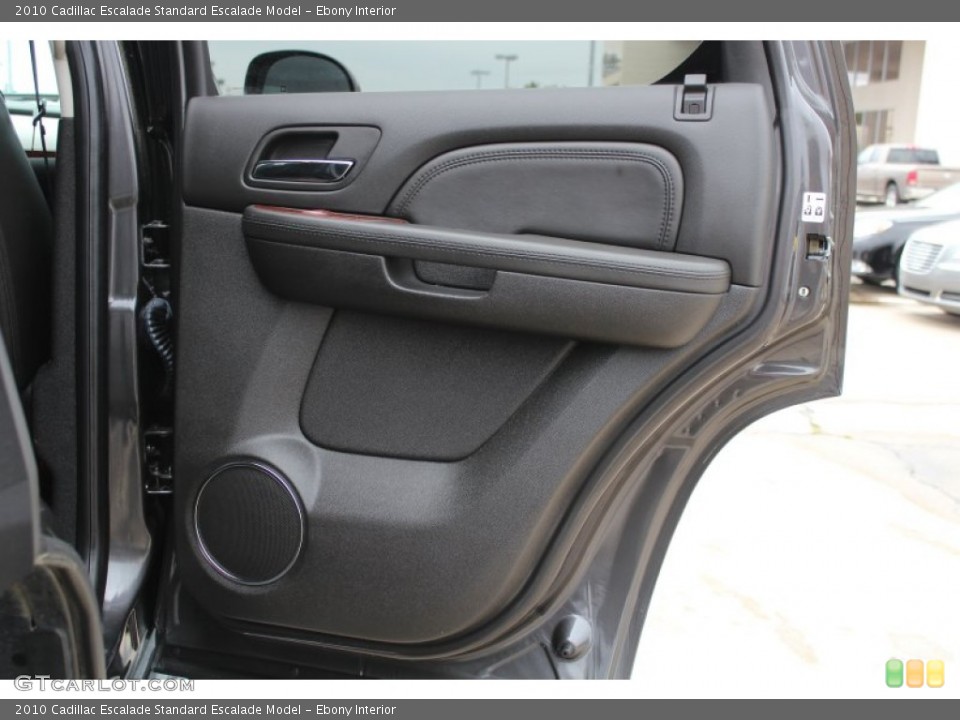 Ebony Interior Door Panel for the 2010 Cadillac Escalade  #79343310