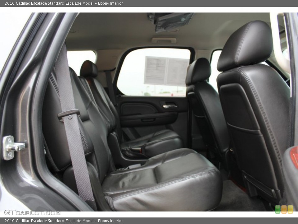 Ebony Interior Rear Seat for the 2010 Cadillac Escalade  #79343332
