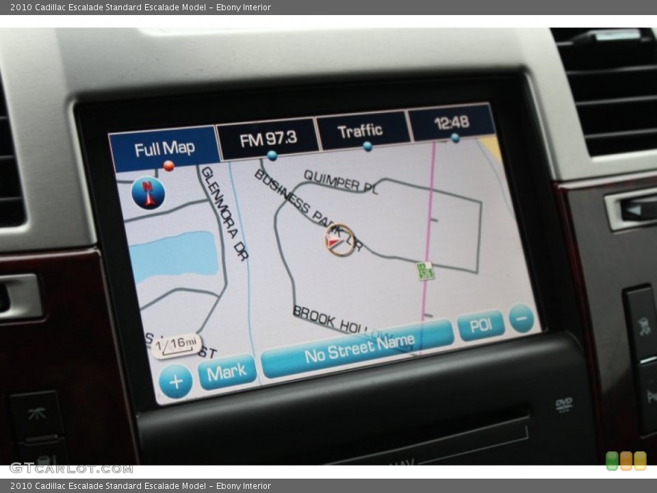 Ebony Interior Navigation for the 2010 Cadillac Escalade  #79343410