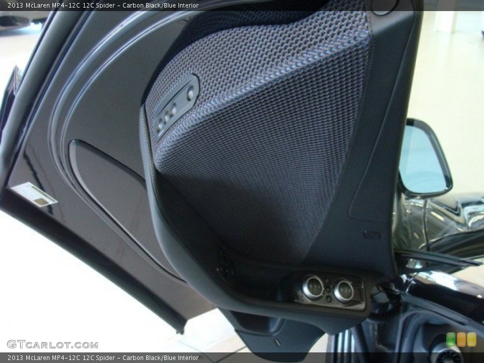 Carbon Black/Blue Interior Door Panel for the 2013 McLaren MP4-12C 12C Spider #79344928