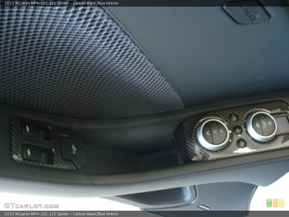 Carbon Black/Blue Interior Controls for the 2013 McLaren MP4-12C 12C Spider #79344946