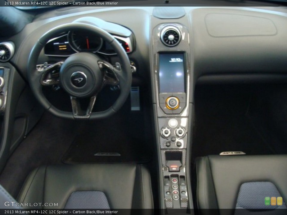 Carbon Black/Blue Interior Dashboard for the 2013 McLaren MP4-12C 12C Spider #79345046
