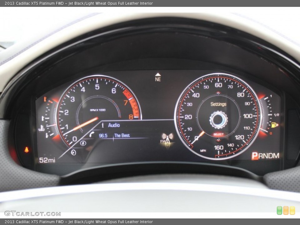 Jet Black/Light Wheat Opus Full Leather Interior Gauges for the 2013 Cadillac XTS Platinum FWD #79345947