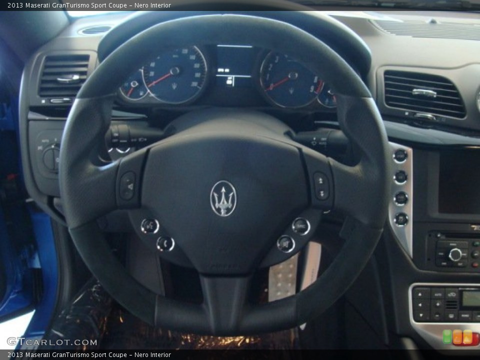 Nero Interior Steering Wheel for the 2013 Maserati GranTurismo Sport Coupe #79346299