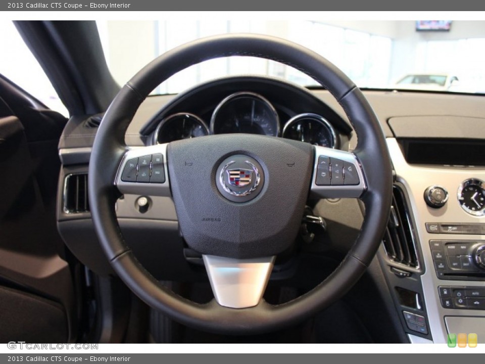 Ebony Interior Steering Wheel for the 2013 Cadillac CTS Coupe #79346730