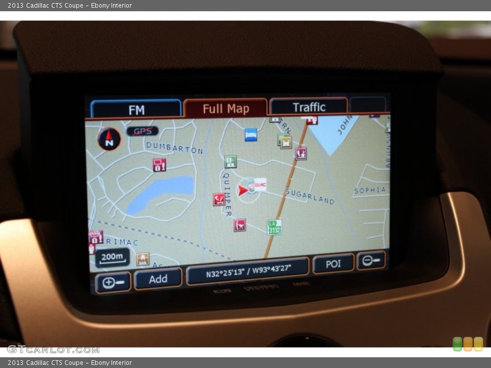 Ebony Interior Navigation for the 2013 Cadillac CTS Coupe #79346899