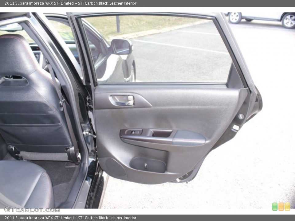 STI Carbon Black Leather Interior Door Panel for the 2011 Subaru Impreza WRX STi Limited #79347769