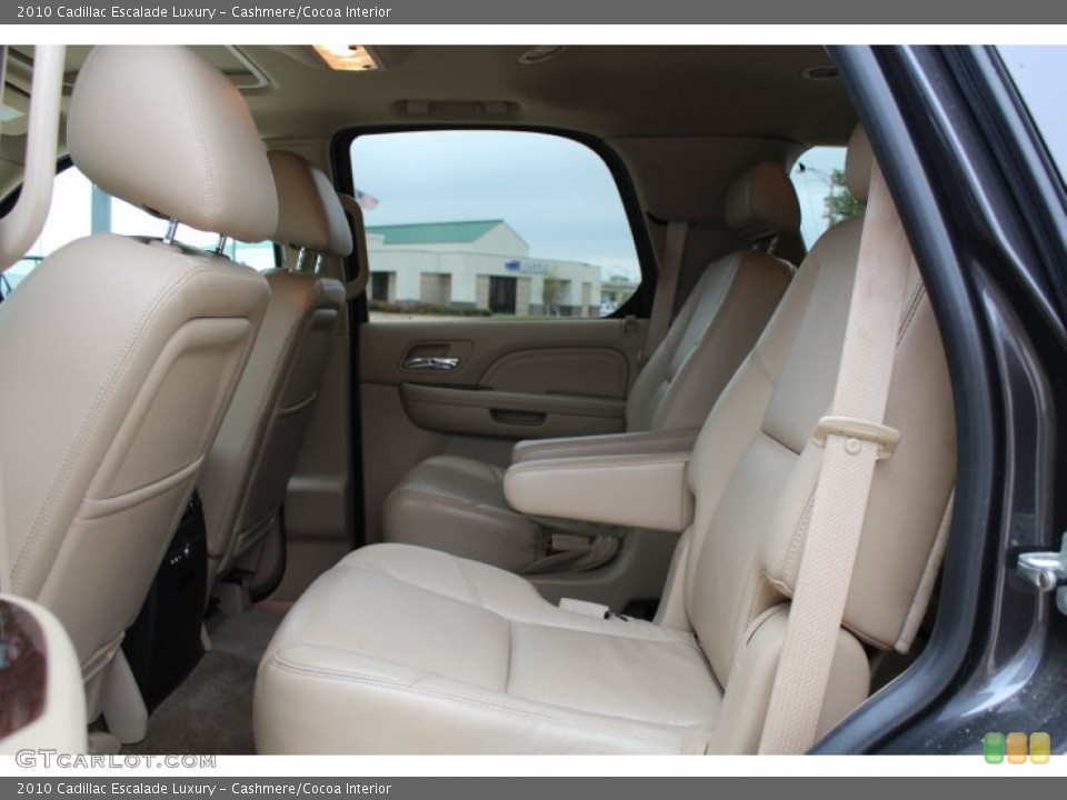 Cashmere/Cocoa Interior Rear Seat for the 2010 Cadillac Escalade Luxury #79349889