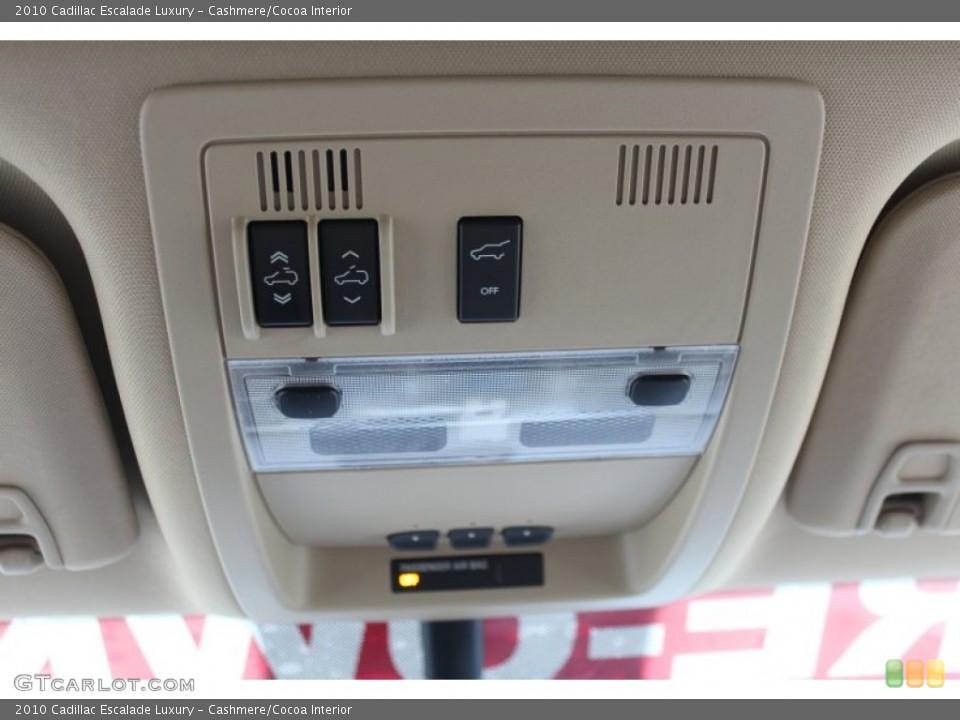 Cashmere/Cocoa Interior Controls for the 2010 Cadillac Escalade Luxury #79350092