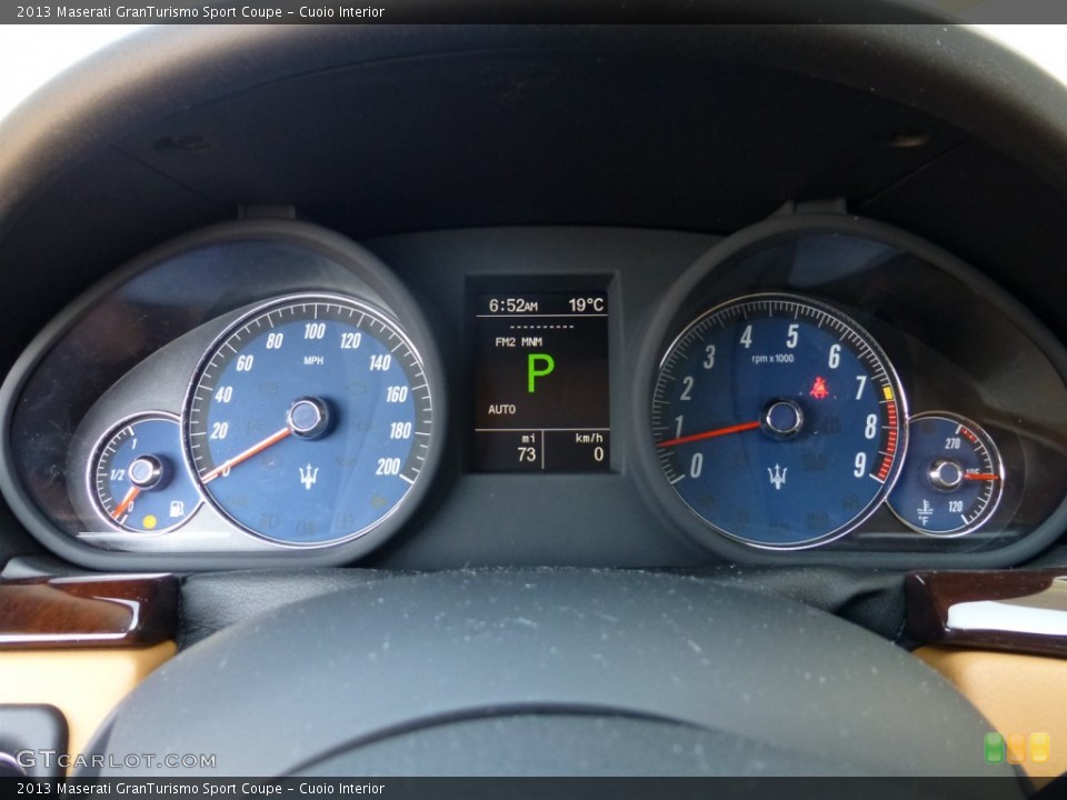 Cuoio Interior Gauges for the 2013 Maserati GranTurismo Sport Coupe #79351922
