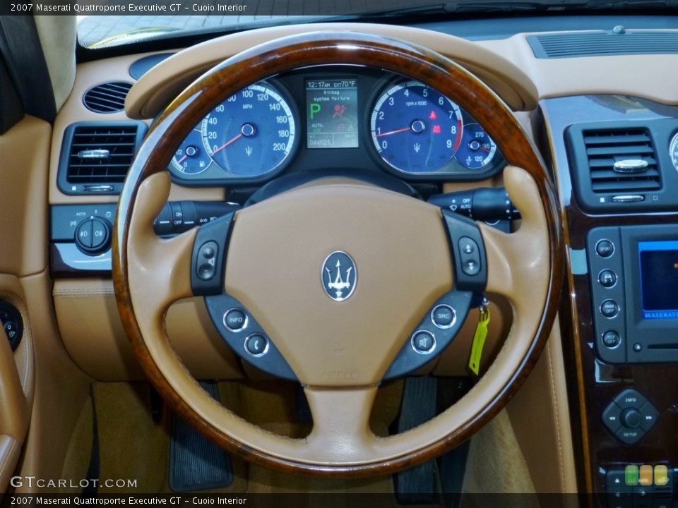Cuoio Interior Steering Wheel for the 2007 Maserati Quattroporte Executive GT #79353018