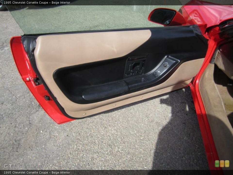 Beige Interior Door Panel for the 1995 Chevrolet Corvette Coupe #79353571