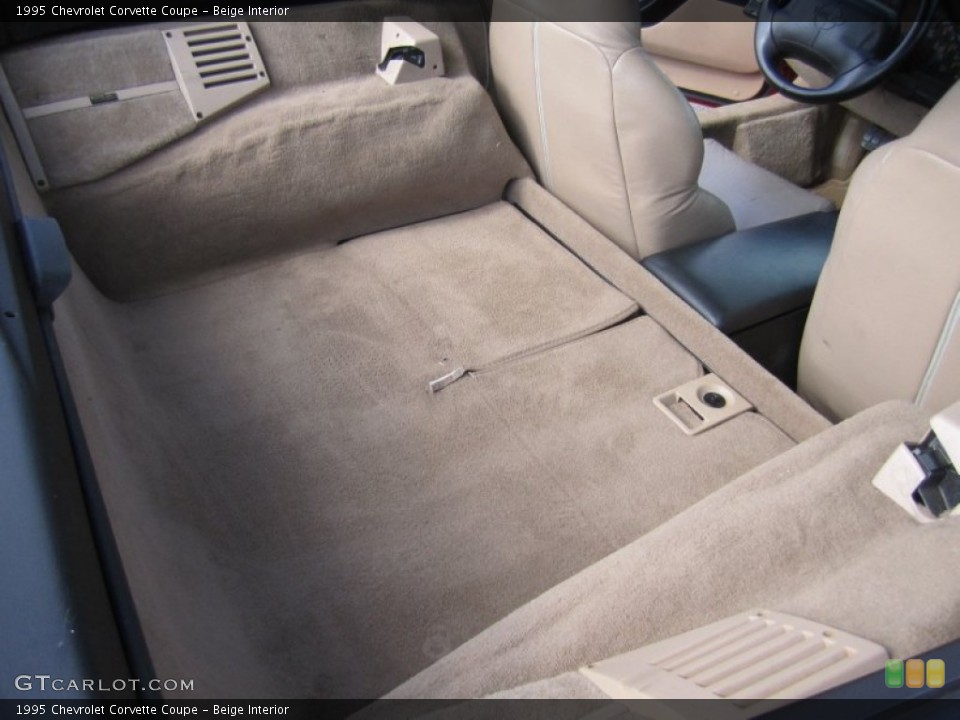 Beige Interior Trunk for the 1995 Chevrolet Corvette Coupe #79353613
