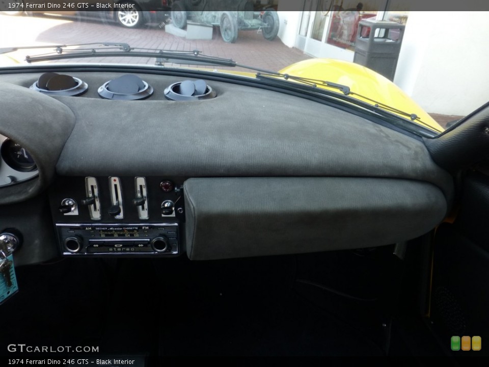 Black Interior Dashboard for the 1974 Ferrari Dino 246 GTS #79354408