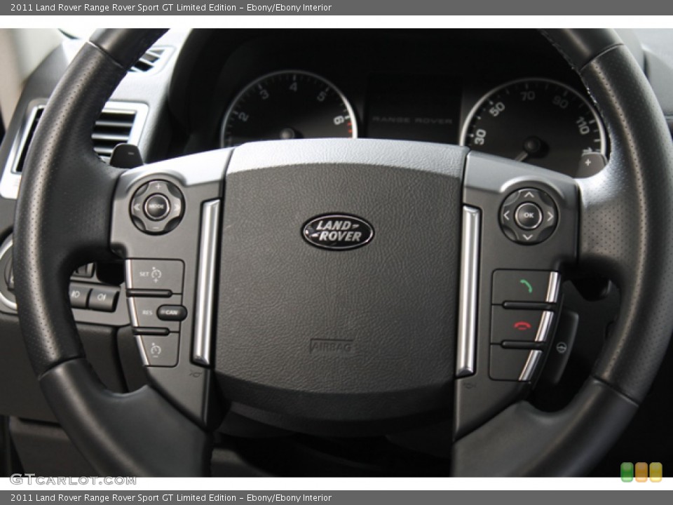 Ebony/Ebony Interior Steering Wheel for the 2011 Land Rover Range Rover Sport GT Limited Edition #79355497