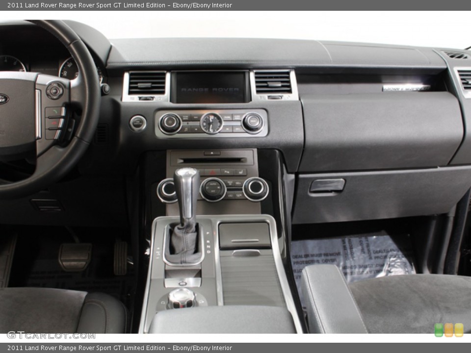 Ebony/Ebony Interior Dashboard for the 2011 Land Rover Range Rover Sport GT Limited Edition #79355512