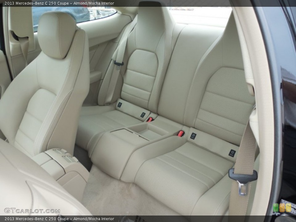 Almond/Mocha Interior Rear Seat for the 2013 Mercedes-Benz C 250 Coupe #79355863