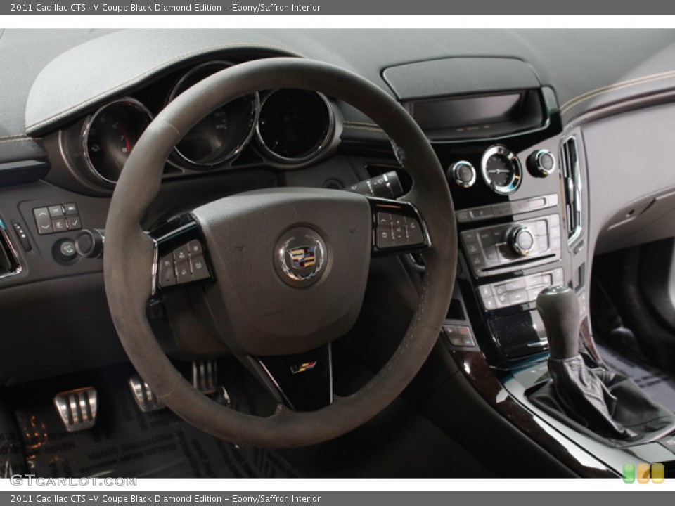Ebony/Saffron Interior Steering Wheel for the 2011 Cadillac CTS -V Coupe Black Diamond Edition #79357420