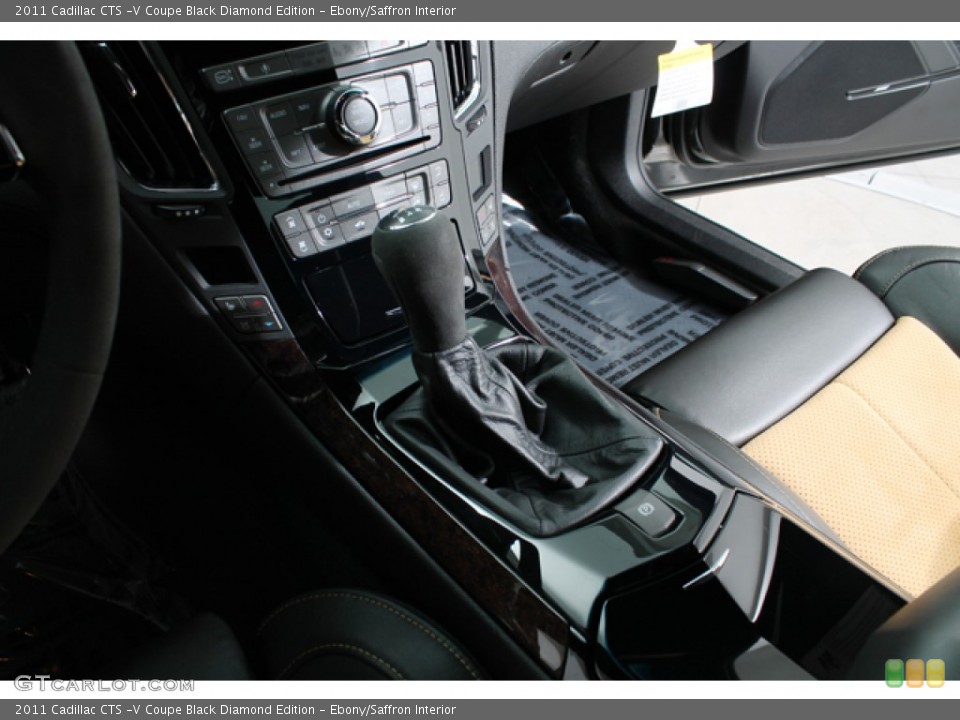 Ebony/Saffron Interior Transmission for the 2011 Cadillac CTS -V Coupe Black Diamond Edition #79357501