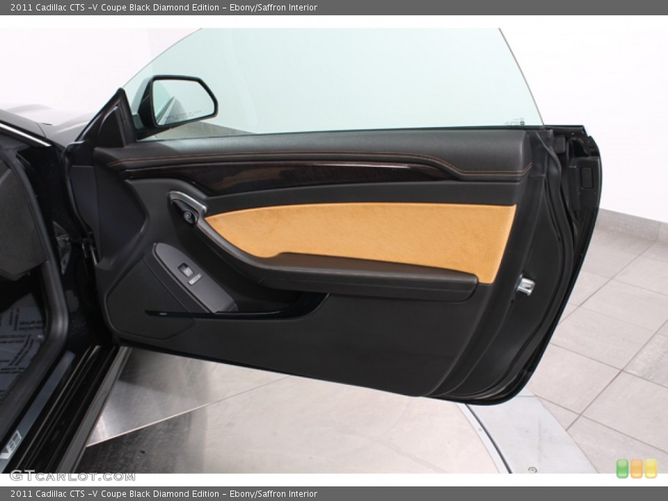 Ebony/Saffron Interior Door Panel for the 2011 Cadillac CTS -V Coupe Black Diamond Edition #79357519