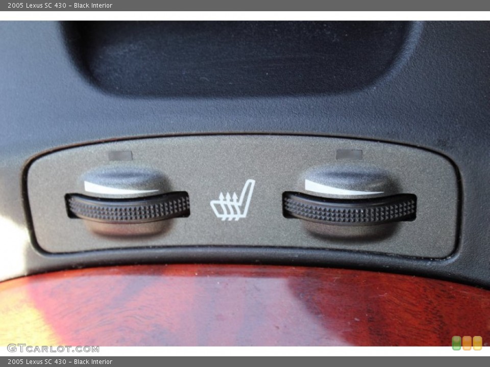 Black Interior Controls for the 2005 Lexus SC 430 #79359943