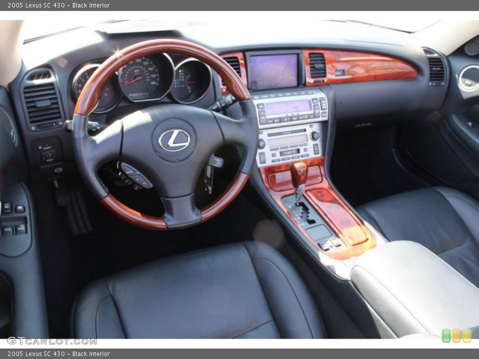 Black Interior Prime Interior for the 2005 Lexus SC 430 #79359976