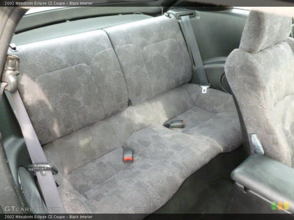 Black Interior Rear Seat for the 2002 Mitsubishi Eclipse GS Coupe #79361622