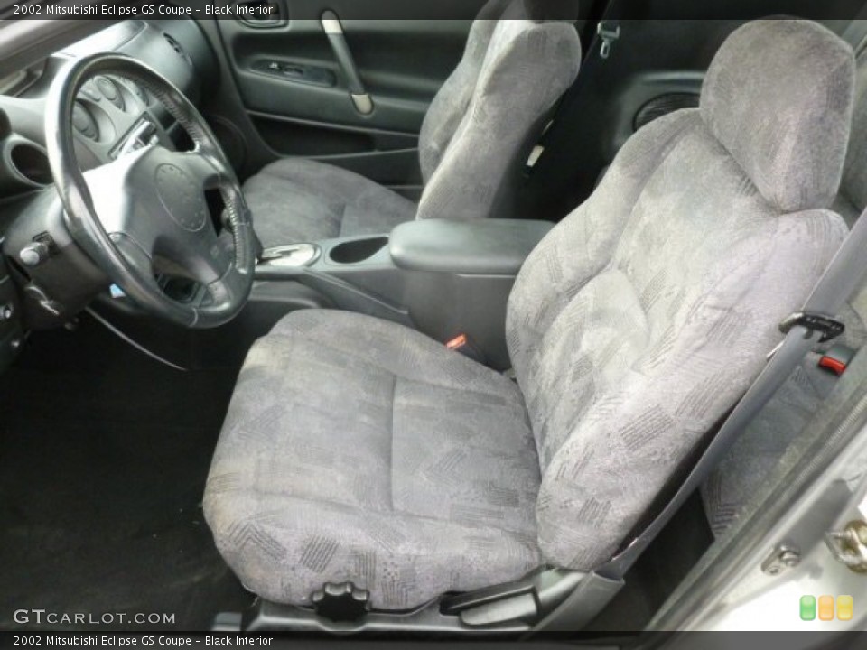 Black Interior Front Seat for the 2002 Mitsubishi Eclipse GS Coupe #79361650