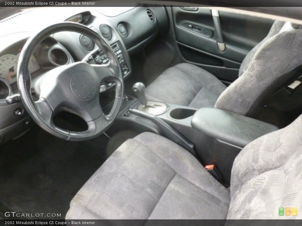 Black Interior Prime Interior for the 2002 Mitsubishi Eclipse GS Coupe #79361658