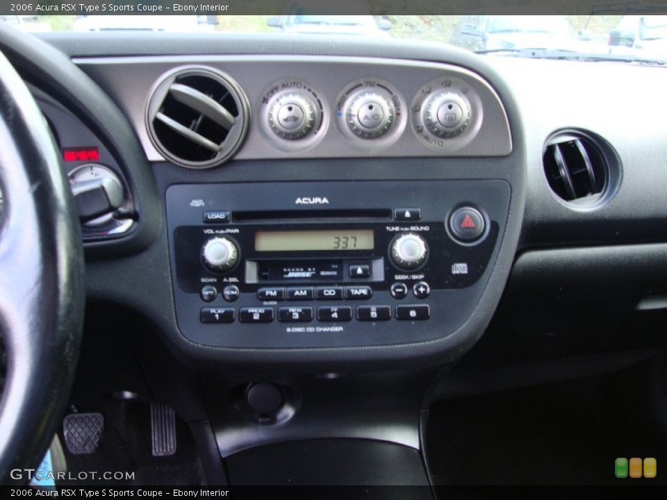 Ebony Interior Controls for the 2006 Acura RSX Type S Sports Coupe #79364416