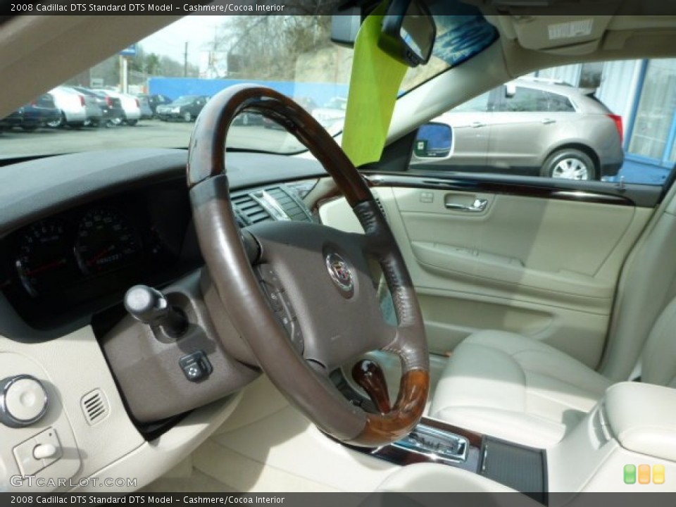 Cashmere/Cocoa Interior Steering Wheel for the 2008 Cadillac DTS  #79370239