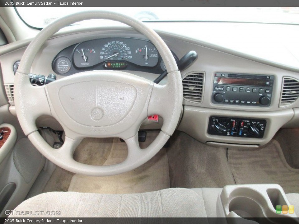 Taupe Interior Steering Wheel for the 2005 Buick Century Sedan #79370320