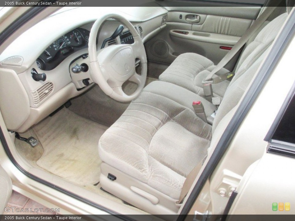 Taupe 2005 Buick Century Interiors