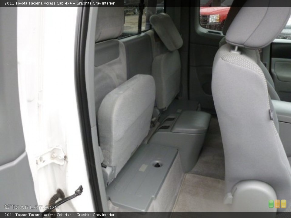 Graphite Gray Interior Rear Seat for the 2011 Toyota Tacoma Access Cab 4x4 #79370422