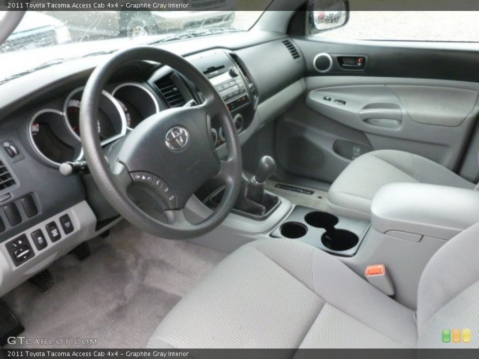 Graphite Gray Interior Photo for the 2011 Toyota Tacoma Access Cab 4x4 #79370434