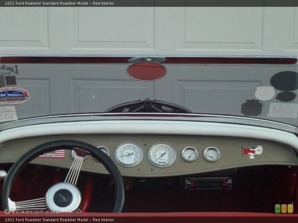 Red Interior Dashboard for the 1932 Ford Roadster  #79372327