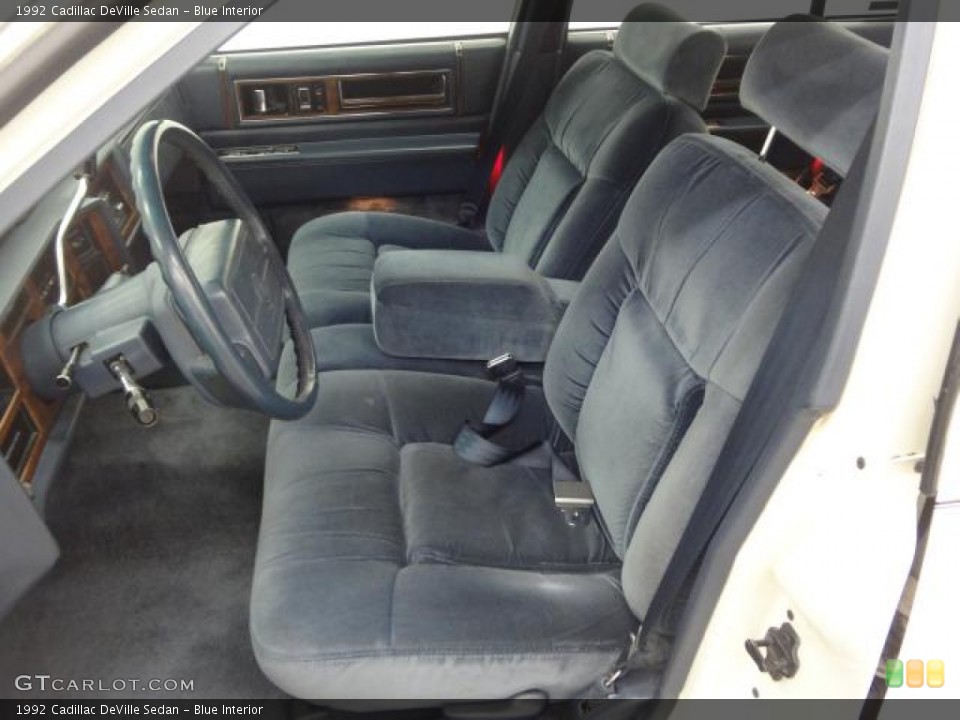 Blue Interior Photo for the 1992 Cadillac DeVille Sedan #79374073