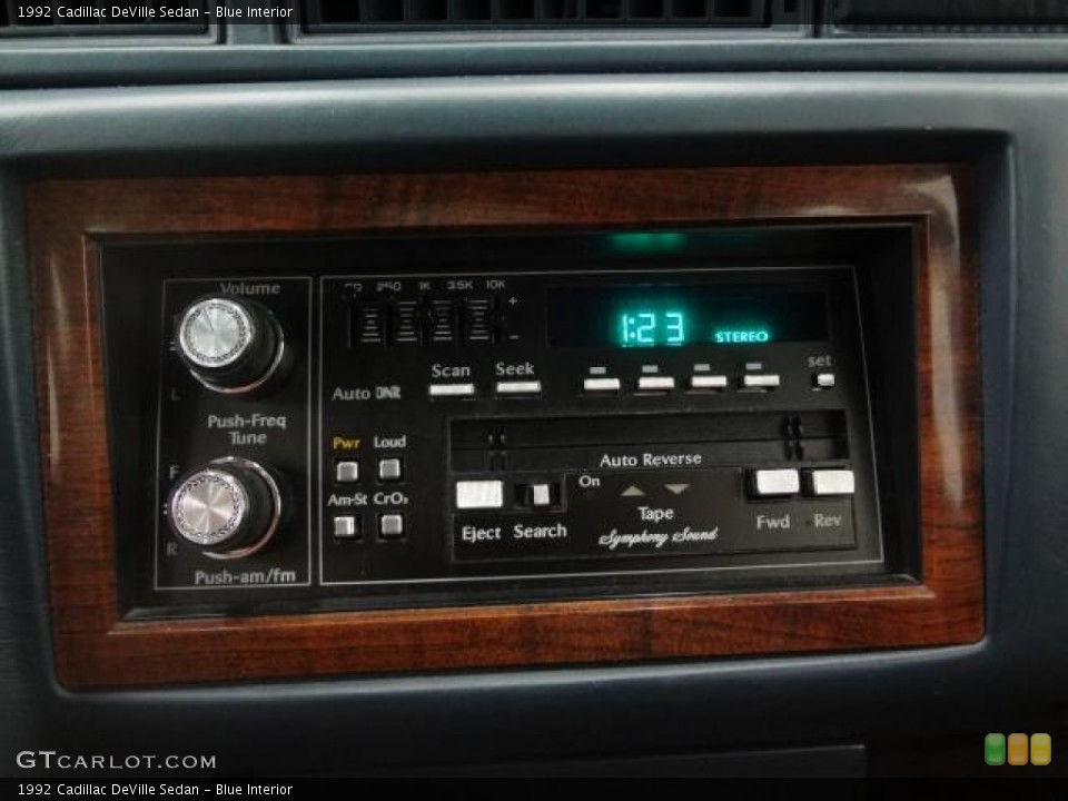 Blue Interior Audio System for the 1992 Cadillac DeVille Sedan #79374130