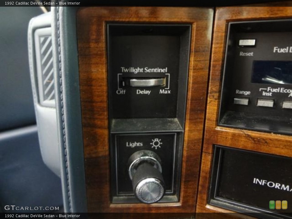 Blue Interior Controls for the 1992 Cadillac DeVille Sedan #79374313