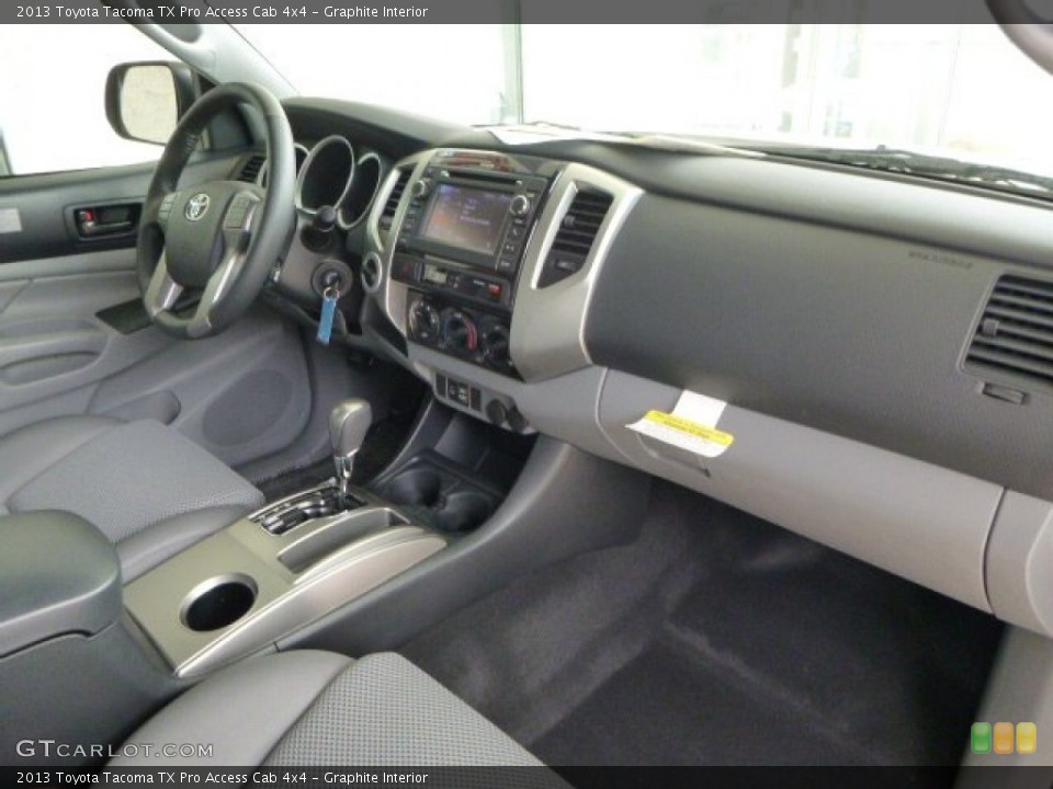 Graphite Interior Dashboard for the 2013 Toyota Tacoma TX Pro Access Cab 4x4 #79375661